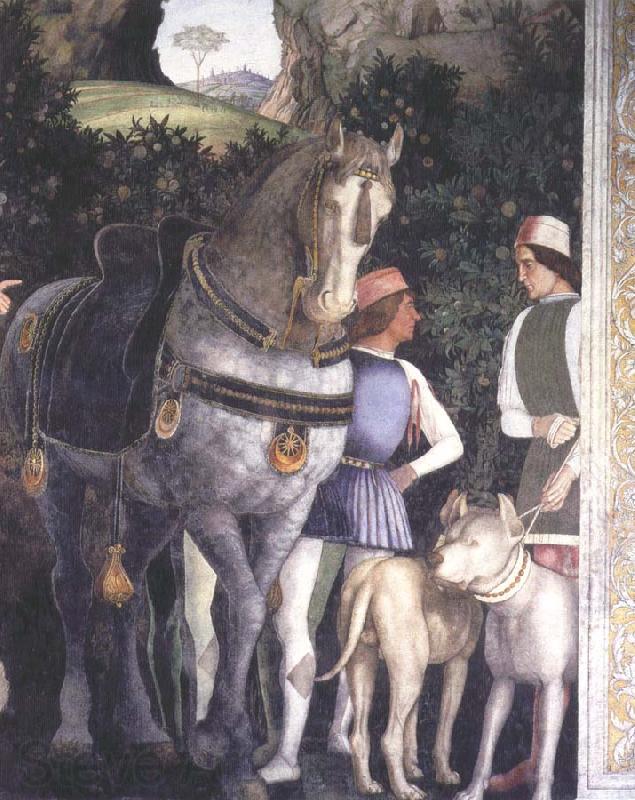Andrea Mantegna ludovico ii gonzag moter sin son France oil painting art